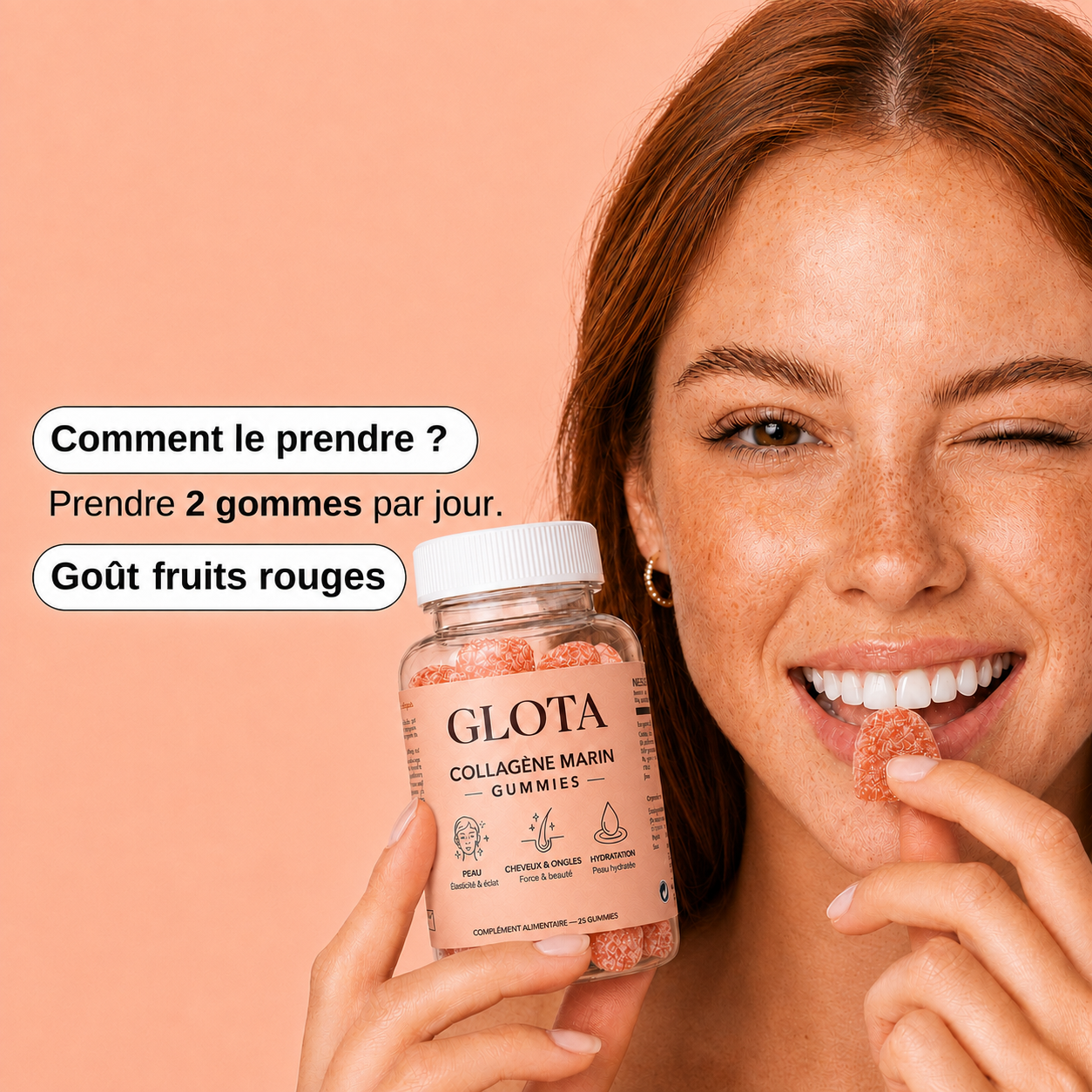 GLOTA™ Collagène Marin Gummies