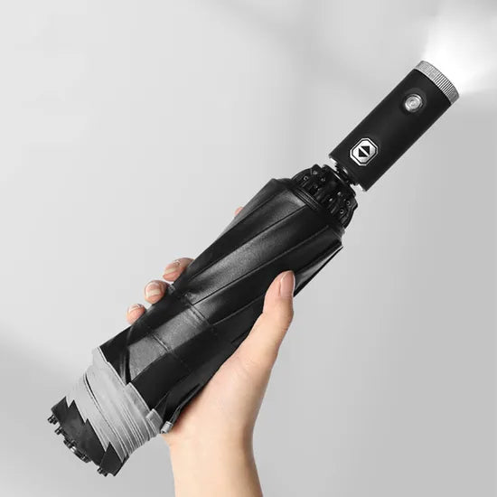 Parapluie Automatique avec Lampe LED Intégrée